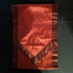 Copper Satin Table Runner